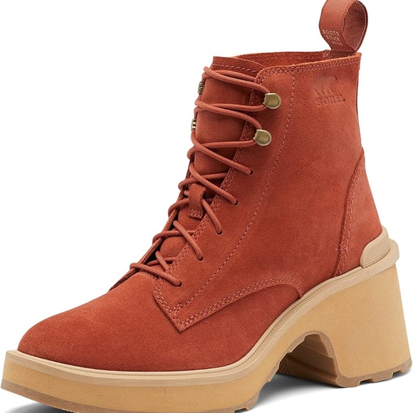 Sorel Women's Hi-Line Heel Lace Boots Size 9.5 - Picture 2 of 6